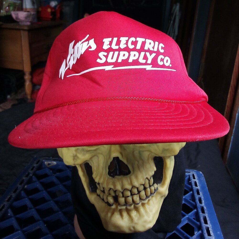Deadstock Vintage Vitus Electric Supply Company Rope Snap Trucker Hat